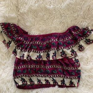 Boho crop top